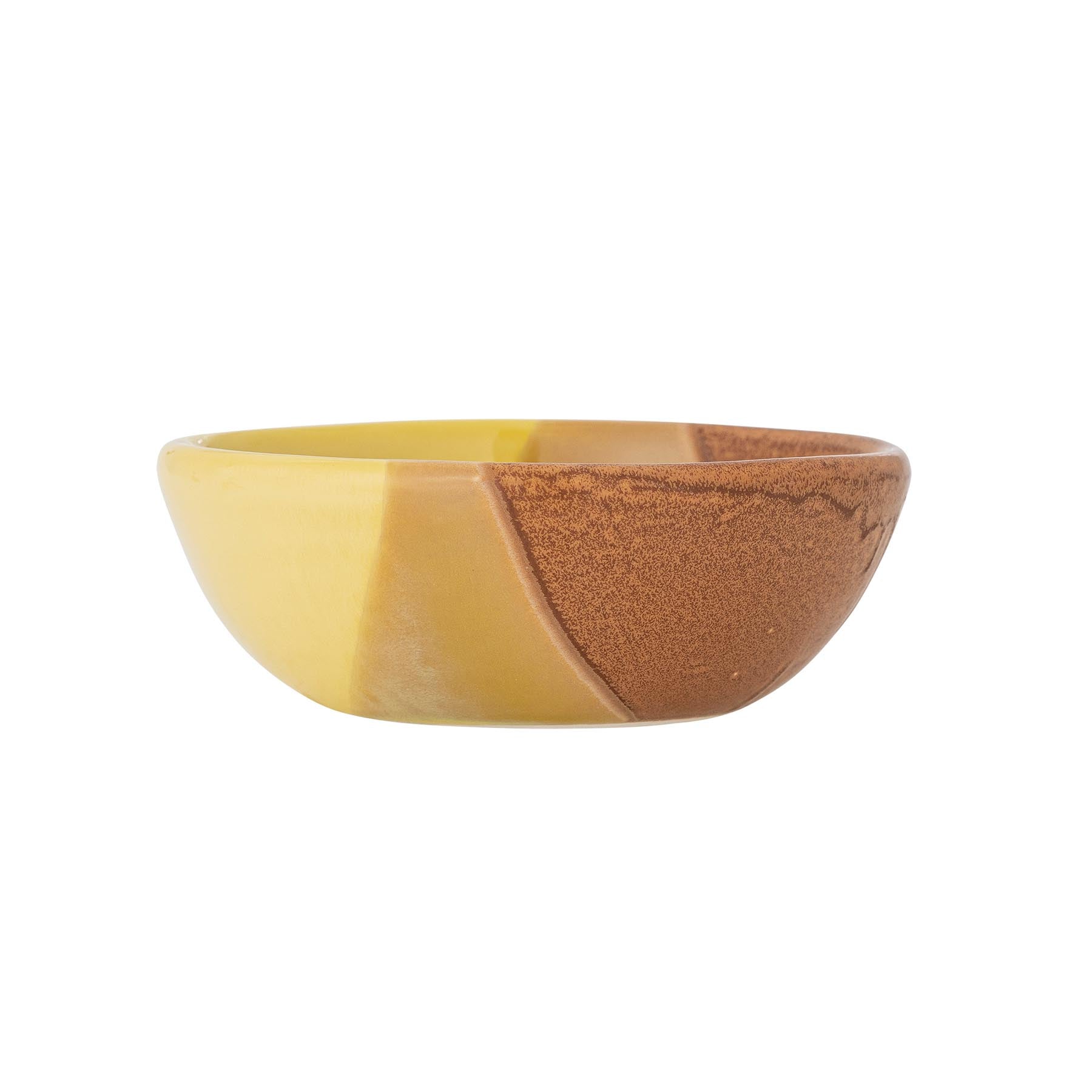 Paula Schale, Gelb, Steingut in Yellow präsentiert im Onlineshop von KAQTU Design AG. Schale ist von Bloomingville