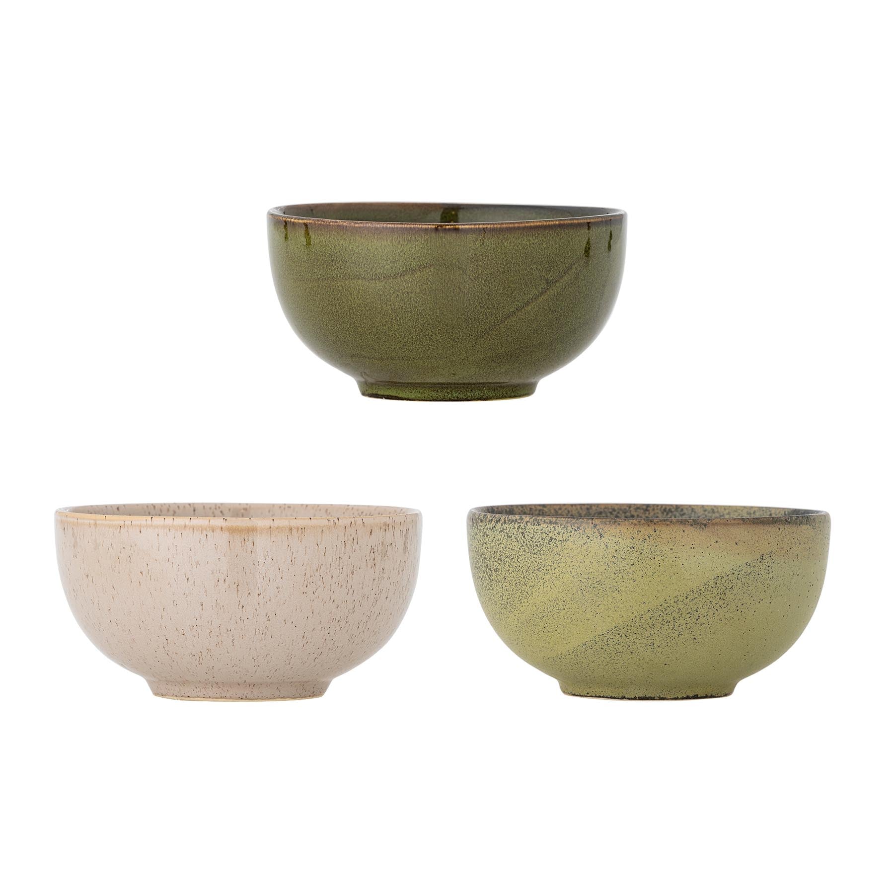 Addison Schale, Grün, Steingut in Green präsentiert im Onlineshop von KAQTU Design AG. Schale ist von Bloomingville