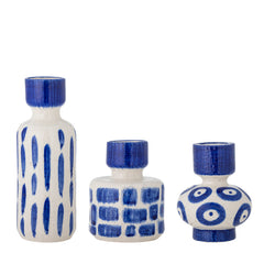 Romane Vase, Blau, Steingut
