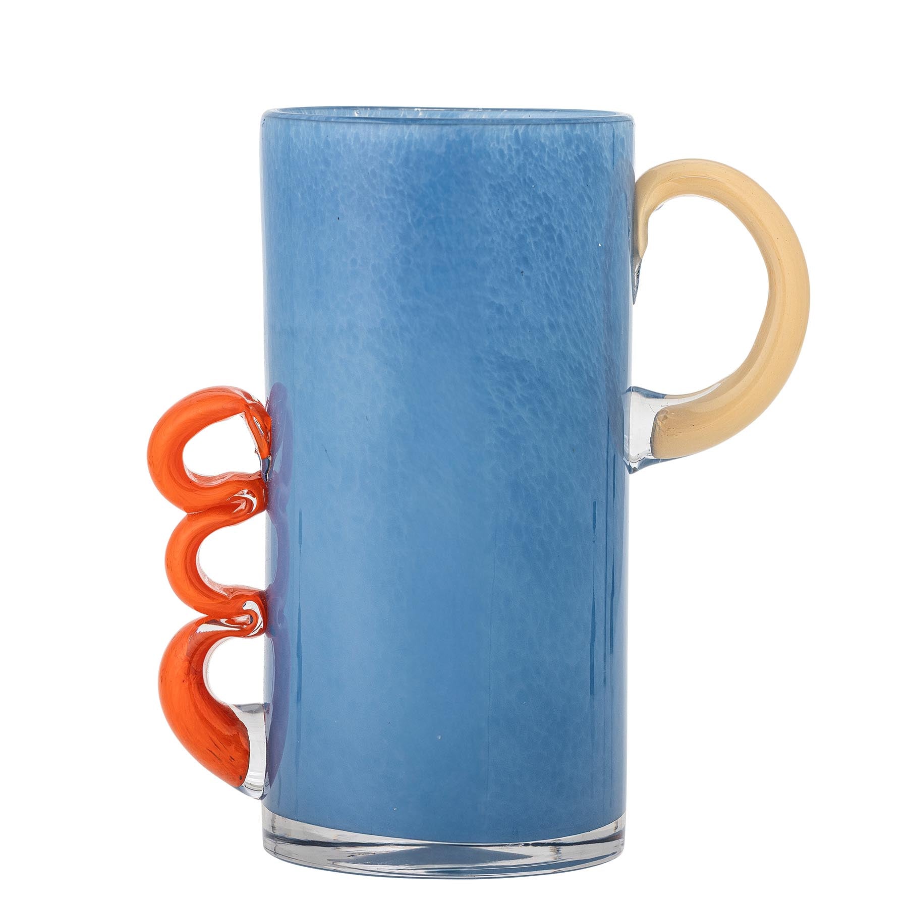 Carlie Vase, Blau, Glas in Blue präsentiert im Onlineshop von KAQTU Design AG. Vase ist von Bloomingville