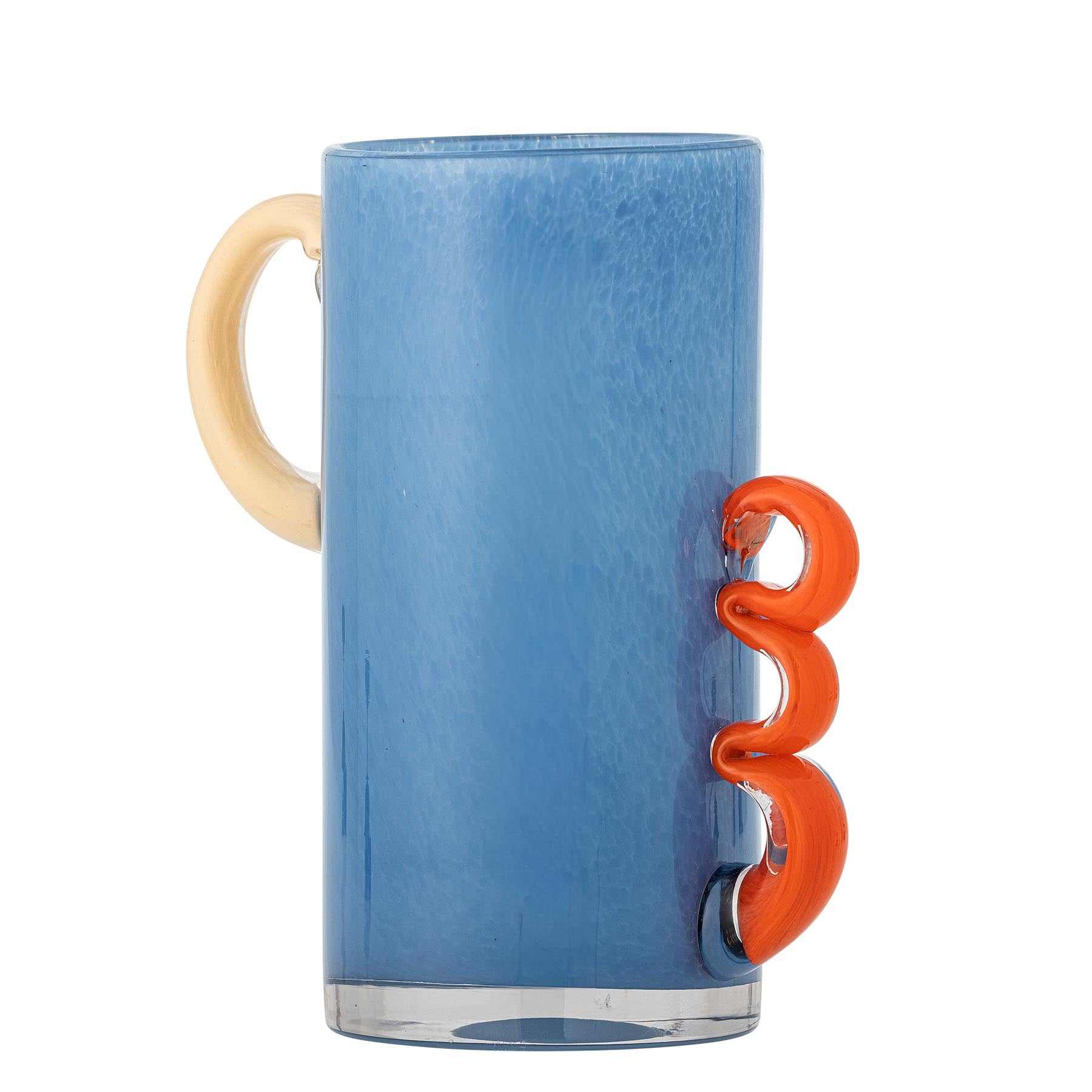 Carlie Vase, Blau, Glas in Blue präsentiert im Onlineshop von KAQTU Design AG. Vase ist von Bloomingville