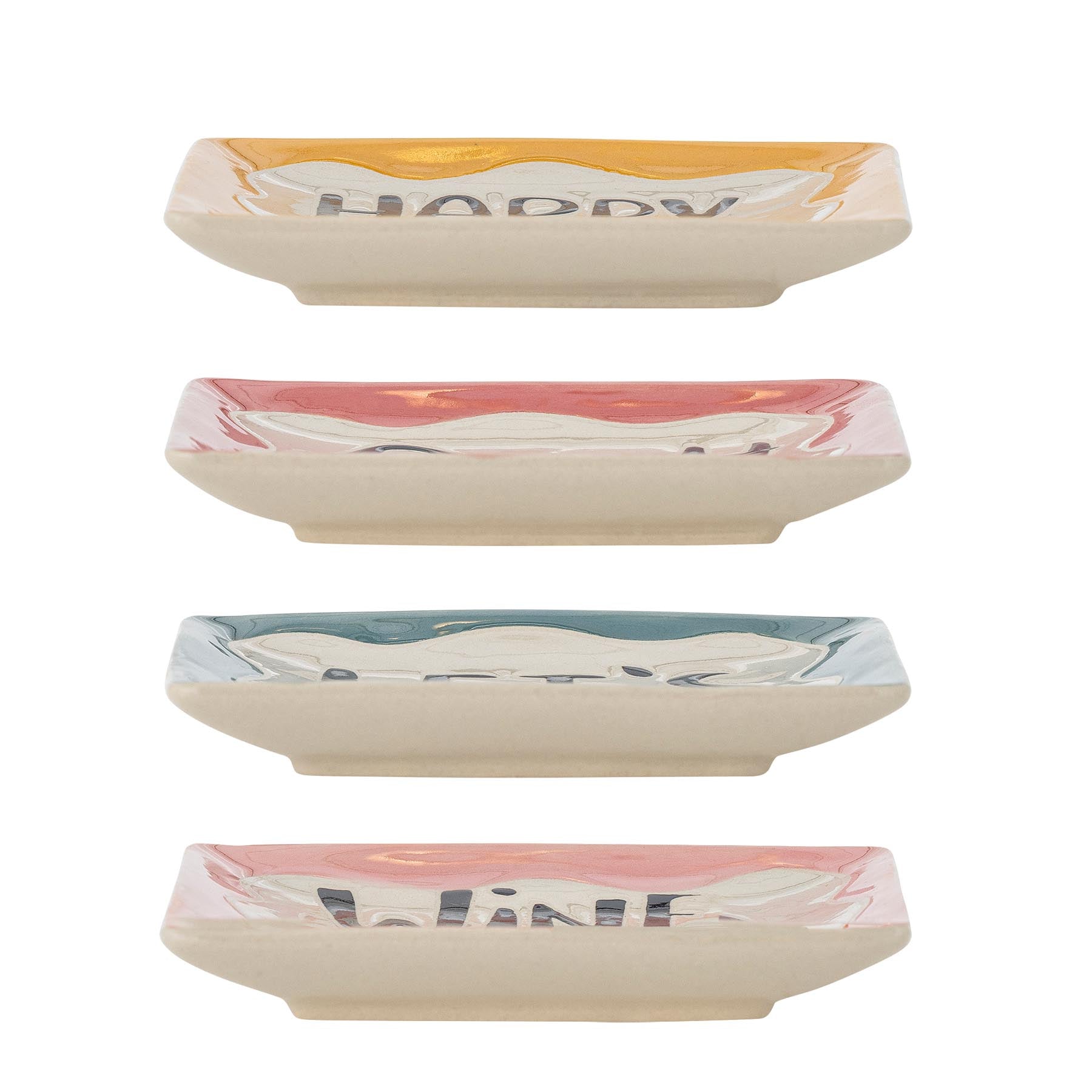 Soline Teller, Bunt, Steingut in Multi präsentiert im Onlineshop von KAQTU Design AG. Teller ist von Bloomingville