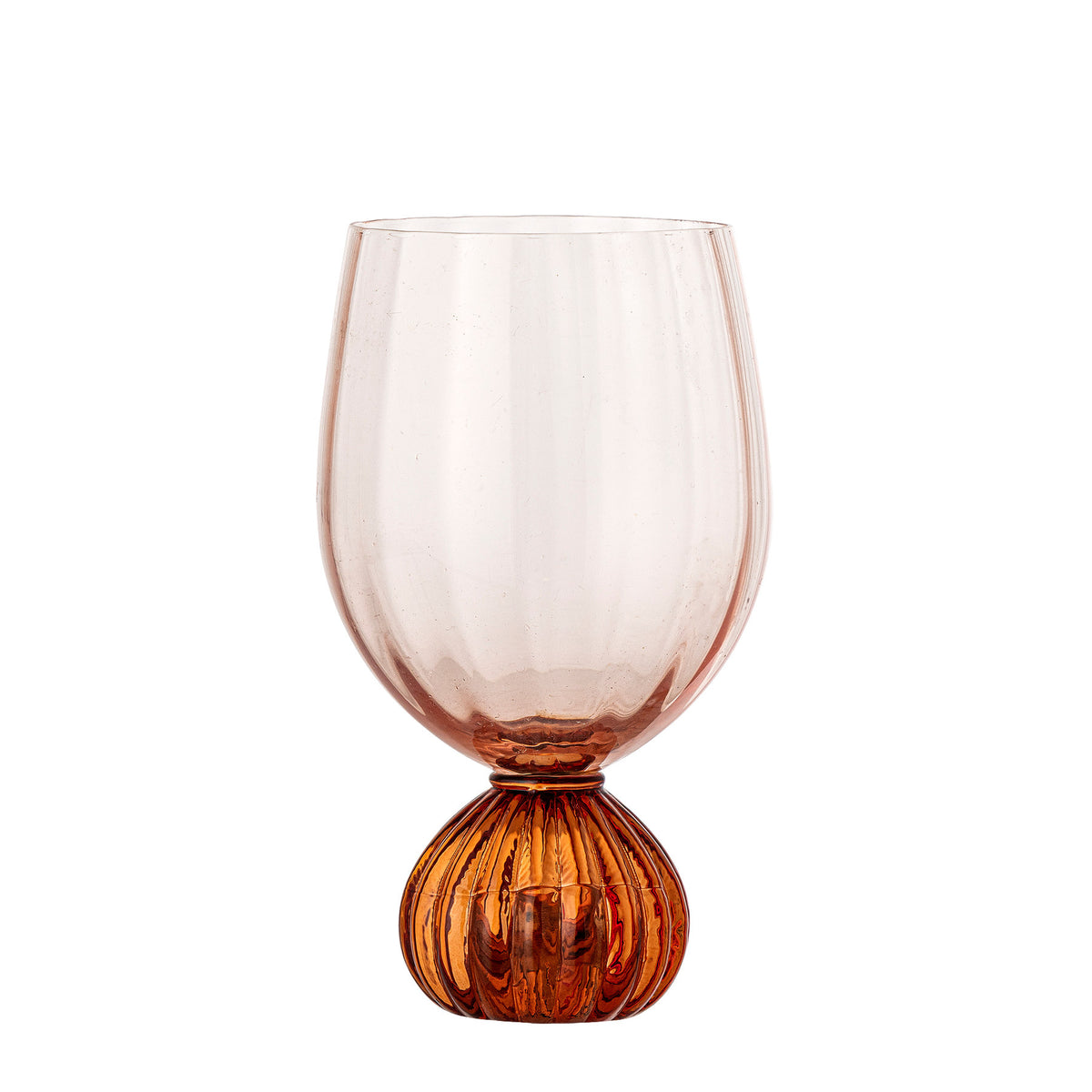 Taurin Weinglas, Rose, Glas in Rose präsentiert im Onlineshop von KAQTU Design AG. Glas ist von Bloomingville