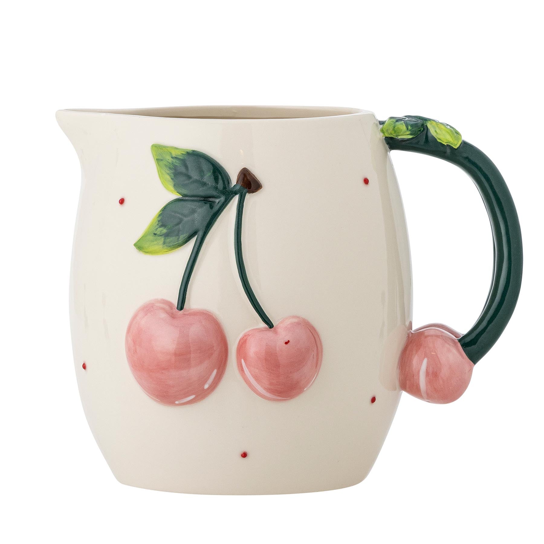 Berrie Krug, Rose, Steingut in Rose präsentiert im Onlineshop von KAQTU Design AG. Kanne ist von Creative Collection