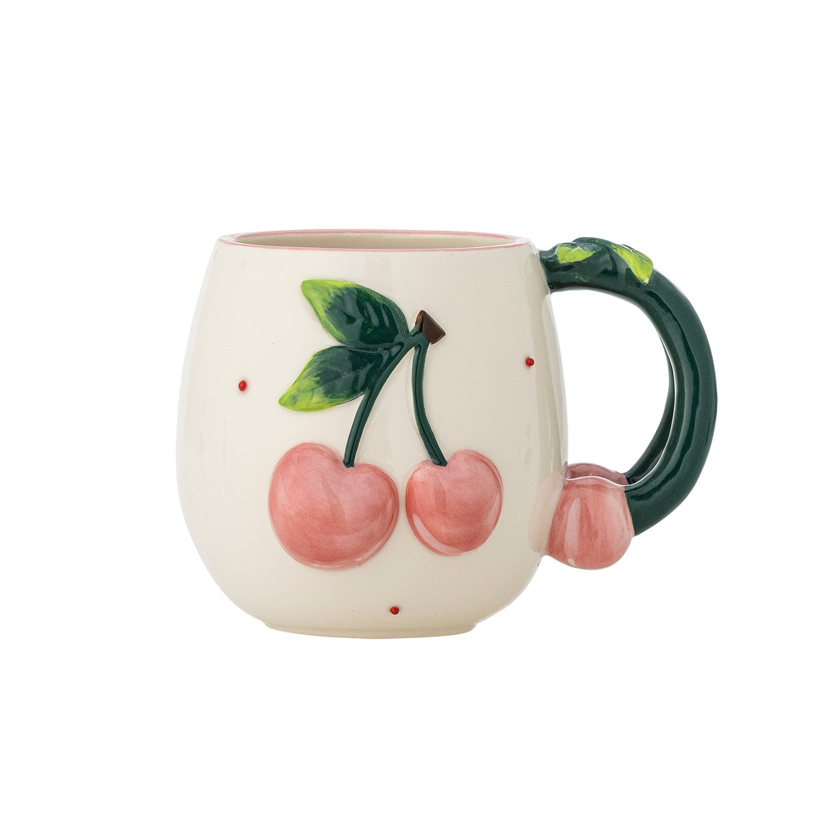 Berrie Becher, Rose, Steingut in Rose präsentiert im Onlineshop von KAQTU Design AG. Tasse ist von Creative Collection