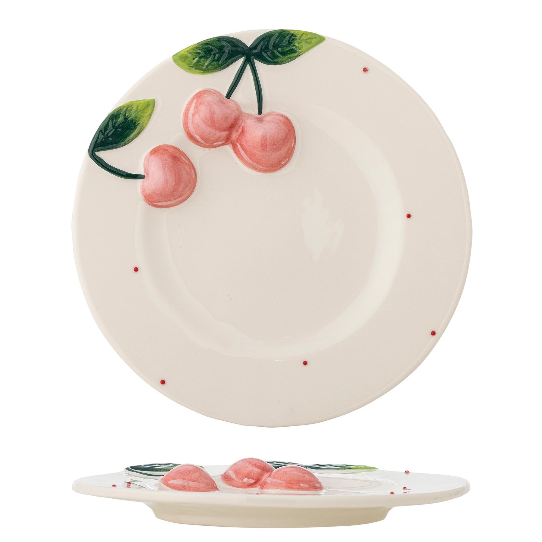 Berrie Teller, Rose, Steingut in Rose präsentiert im Onlineshop von KAQTU Design AG. Teller ist von Creative Collection