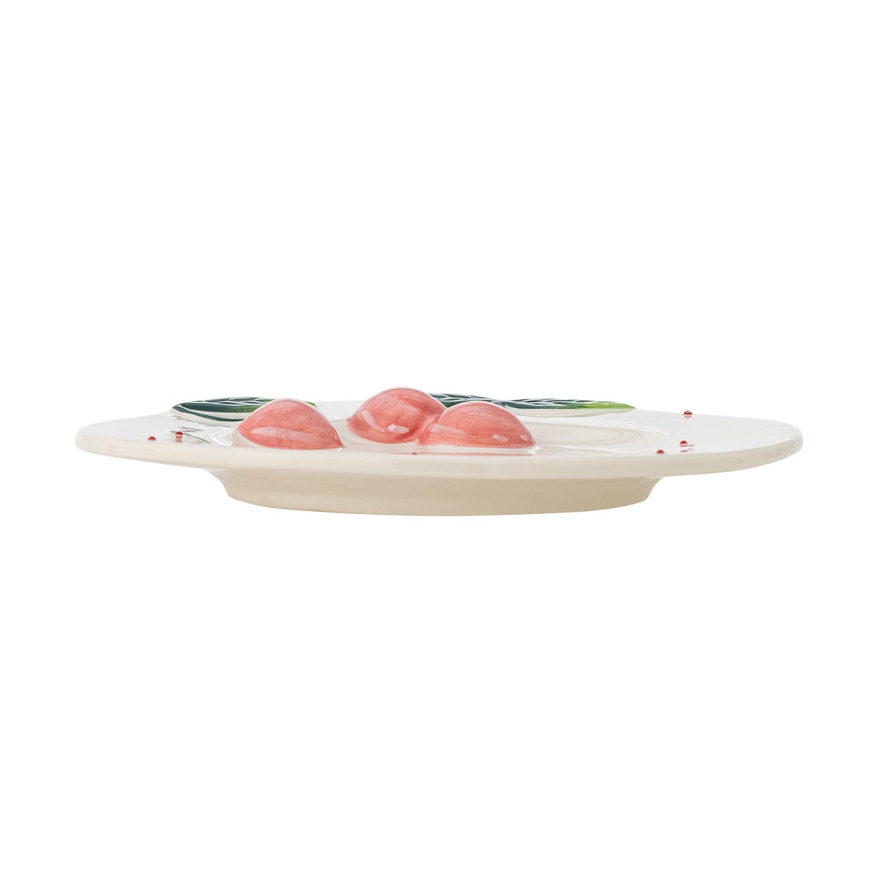 Berrie Teller, Rose, Steingut in Rose präsentiert im Onlineshop von KAQTU Design AG. Teller ist von Creative Collection