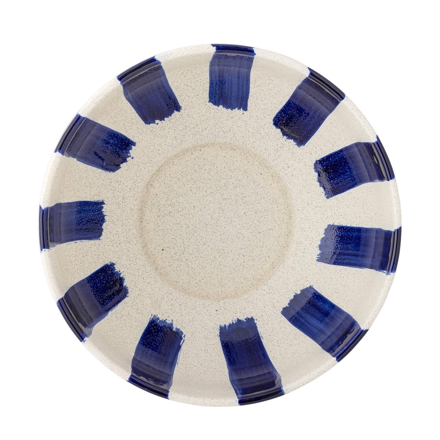 Shakti Schale, Blau, Steingut in Blue präsentiert im Onlineshop von KAQTU Design AG. Schale ist von Creative Collection