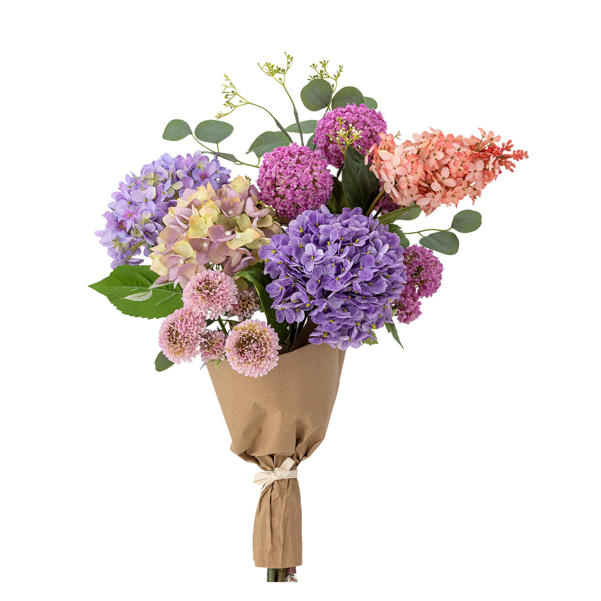 Edge Blumenstrauss, Violett, Künstliche Blumen in Purple präsentiert im Onlineshop von KAQTU Design AG. Kunstblume ist von Bloomingville