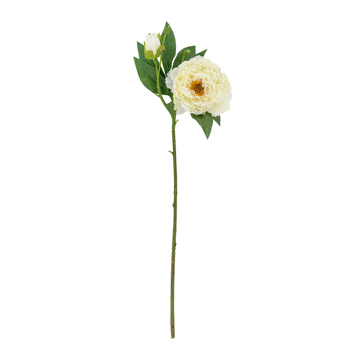 Peony Stiel, Weiss, Künstliche Blumen in White präsentiert im Onlineshop von KAQTU Design AG. Kunstblume ist von Bloomingville