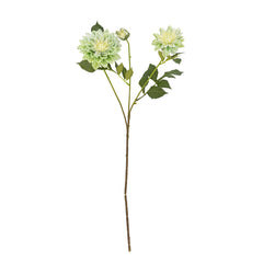 Tige de chrysanthème fleurs artificielles blanches