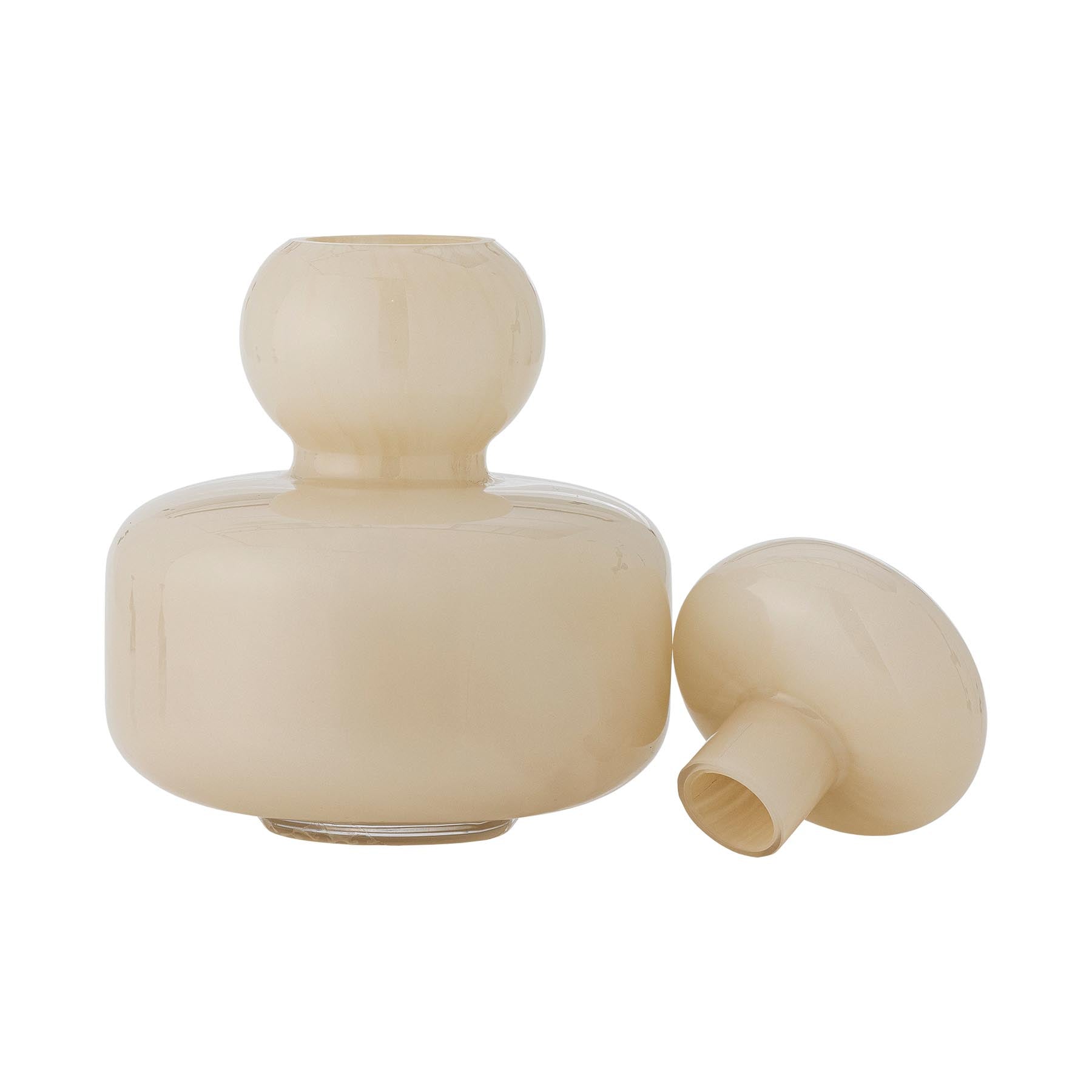 Cynthia Vase, Natur, Glas in Nature präsentiert im Onlineshop von KAQTU Design AG. Vase ist von Bloomingville