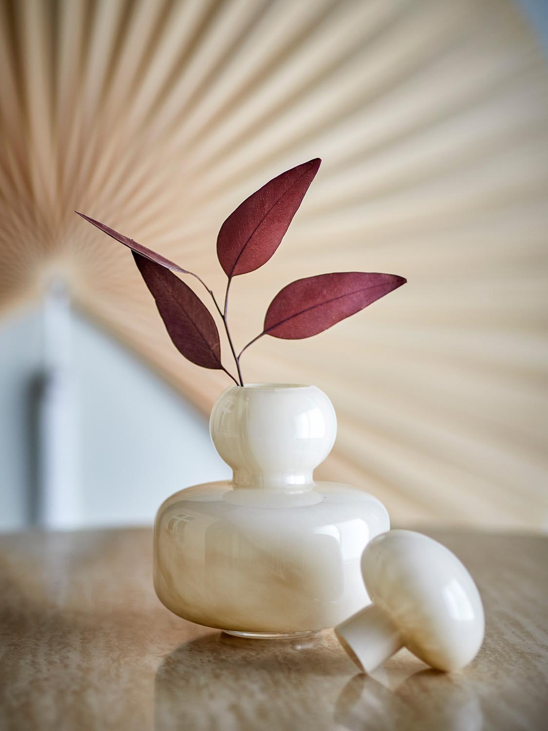 Cynthia Vase, Natur, Glas in Nature präsentiert im Onlineshop von KAQTU Design AG. Vase ist von Bloomingville