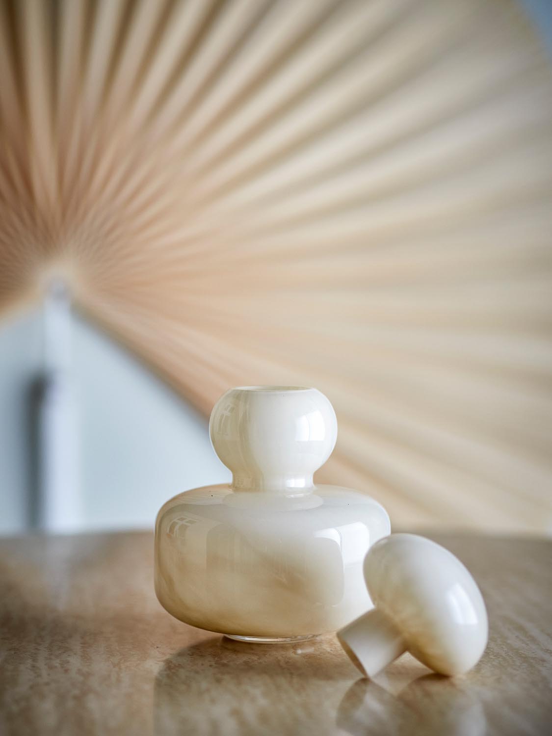 Cynthia Vase, Natur, Glas in Nature präsentiert im Onlineshop von KAQTU Design AG. Vase ist von Bloomingville