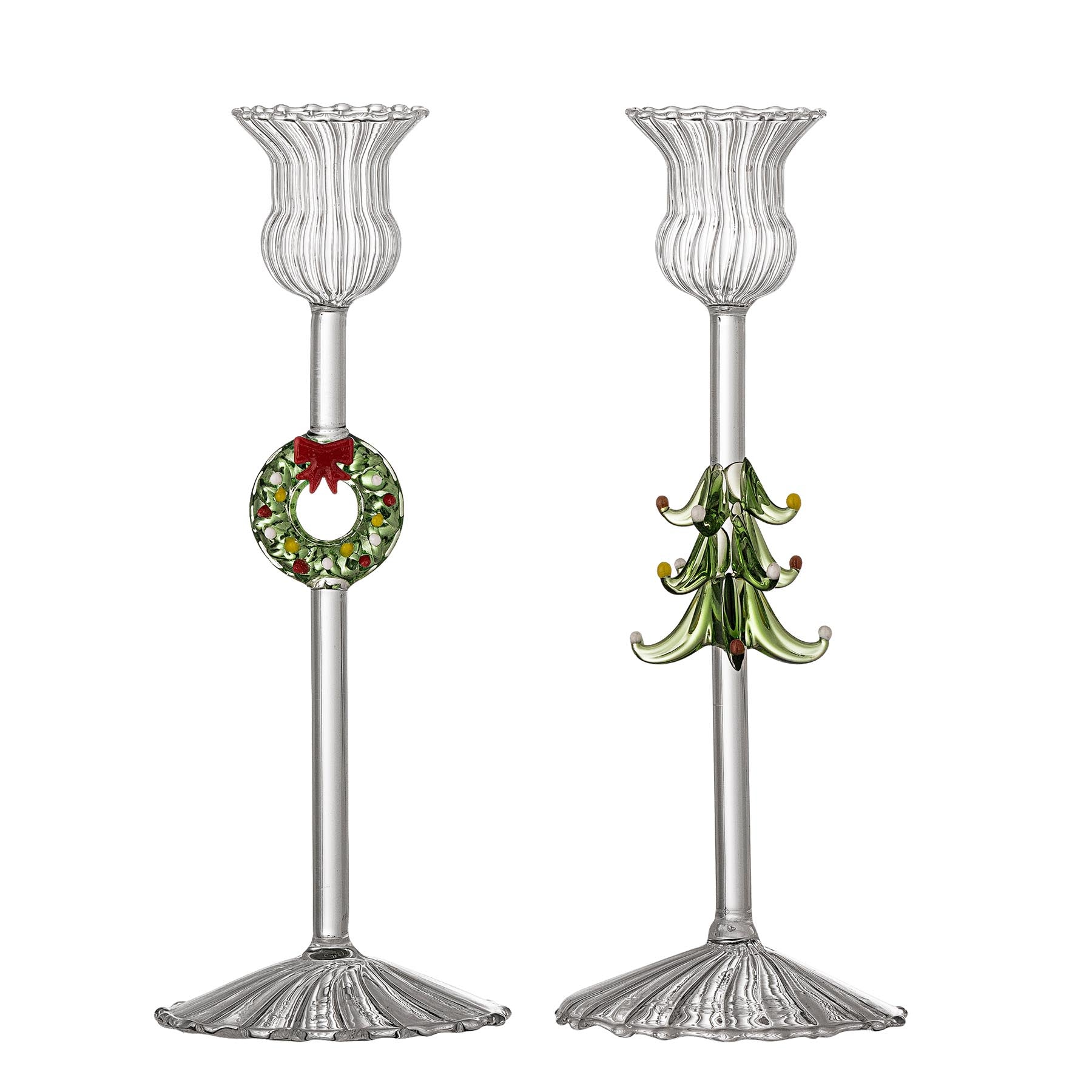 Branton Kerzenhalter, Klar, Glas in Clear präsentiert im Onlineshop von KAQTU Design AG. Kerzenständer ist von Bloomingville