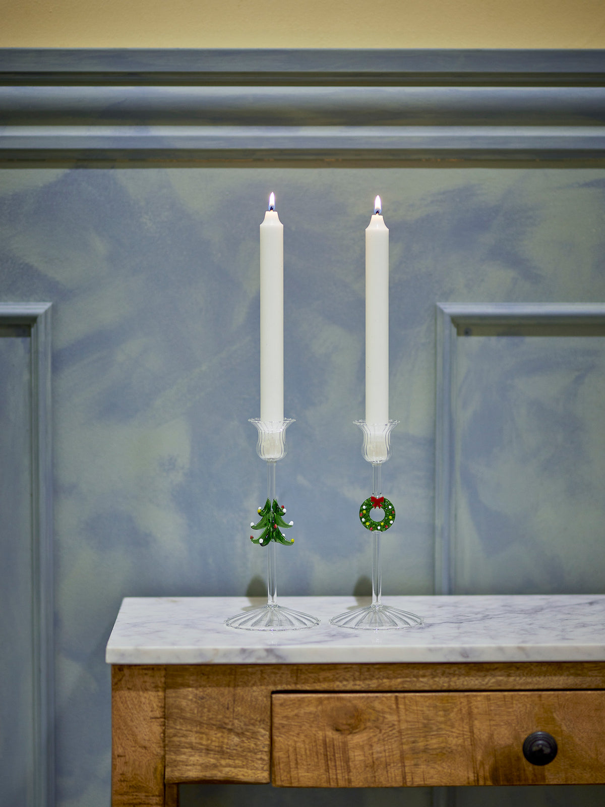Branton Kerzenhalter, Klar, Glas in Clear präsentiert im Onlineshop von KAQTU Design AG. Kerzenständer ist von Bloomingville