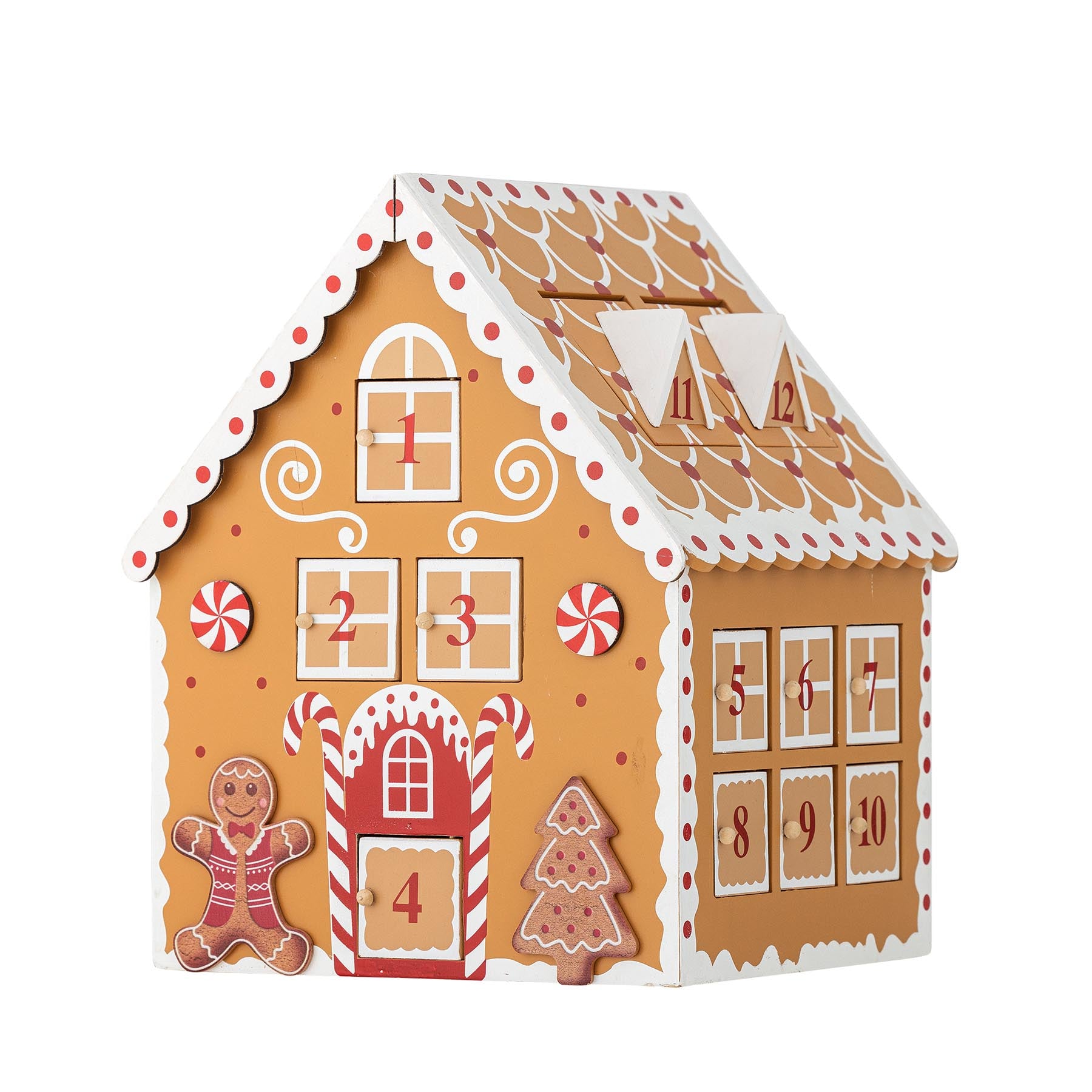 Ginnie Kalender, Braun, MDF in Brown präsentiert im Onlineshop von KAQTU Design AG. Kunstgegenstände ist von Bloomingville