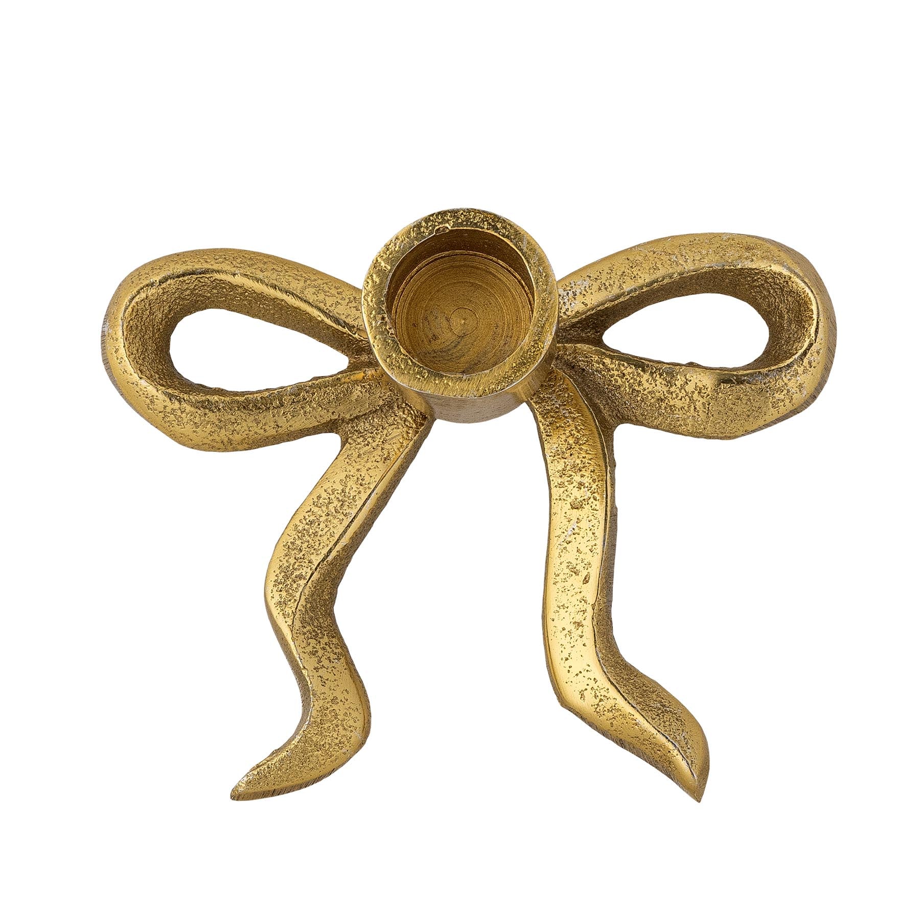 Nanda Kerzenhalter, Gold, Aluminium in Gold präsentiert im Onlineshop von KAQTU Design AG. Kerzenständer ist von Bloomingville