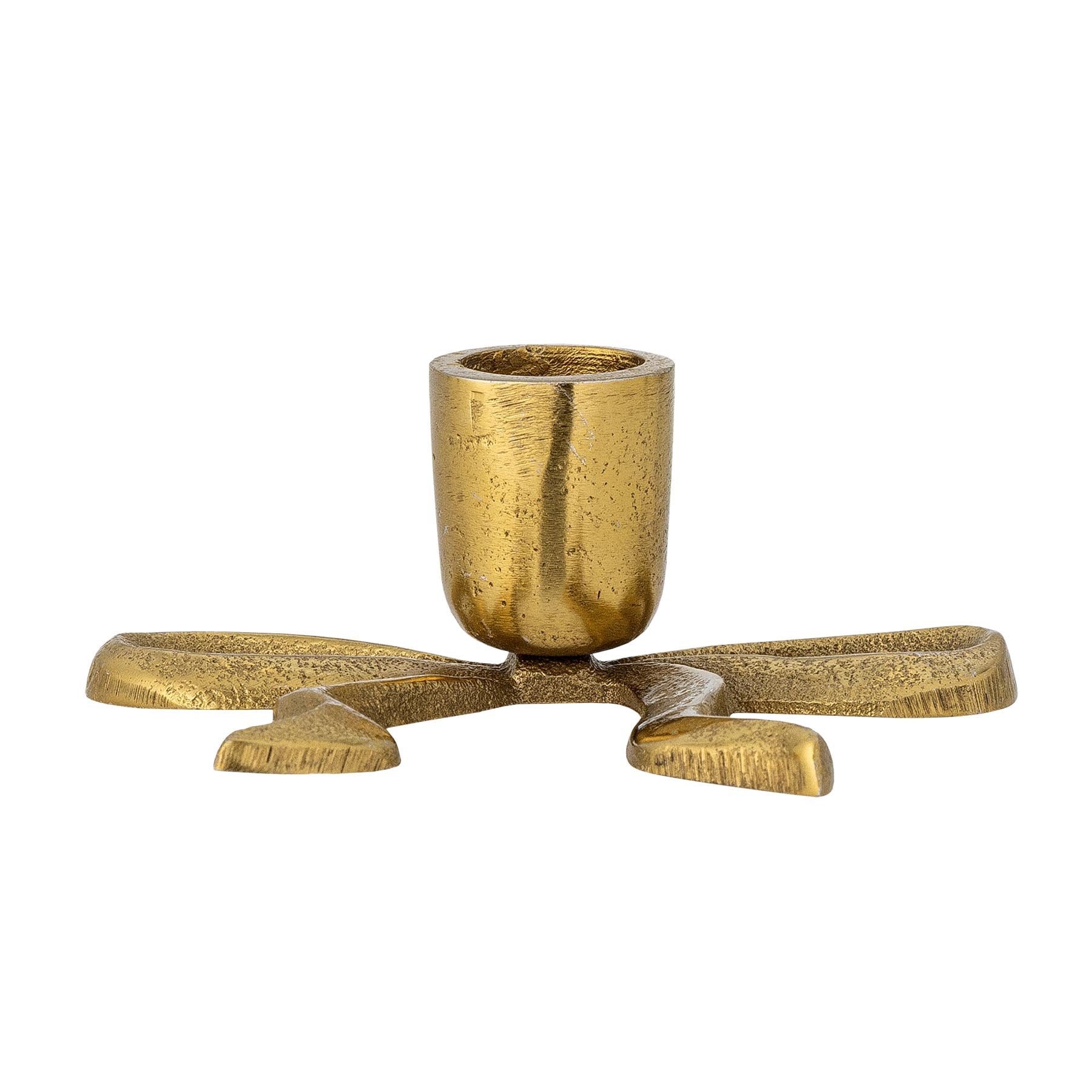 Nanda Kerzenhalter, Gold, Aluminium in Gold präsentiert im Onlineshop von KAQTU Design AG. Kerzenständer ist von Bloomingville