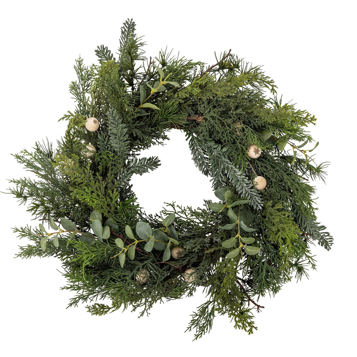 Pine Kranz, Grün, Künstliche Blumen in Green präsentiert im Onlineshop von KAQTU Design AG. Kunstpflanze ist von Bloomingville