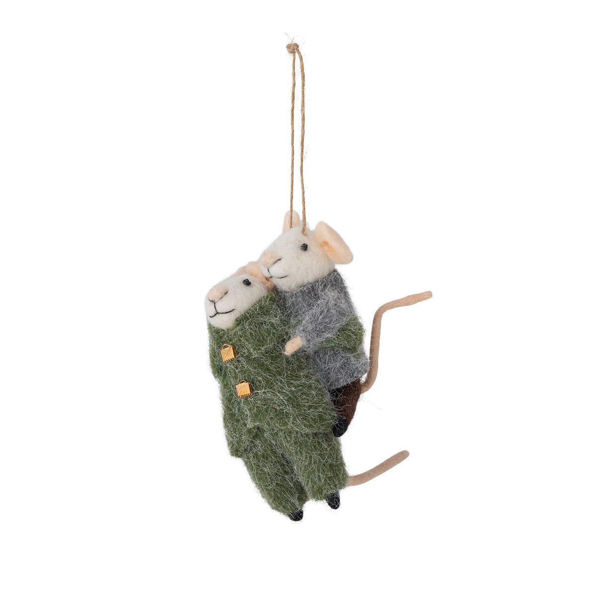 Peo Ornament, Grün, Wolle in Green präsentiert im Onlineshop von KAQTU Design AG. Ornament ist von Bloomingville