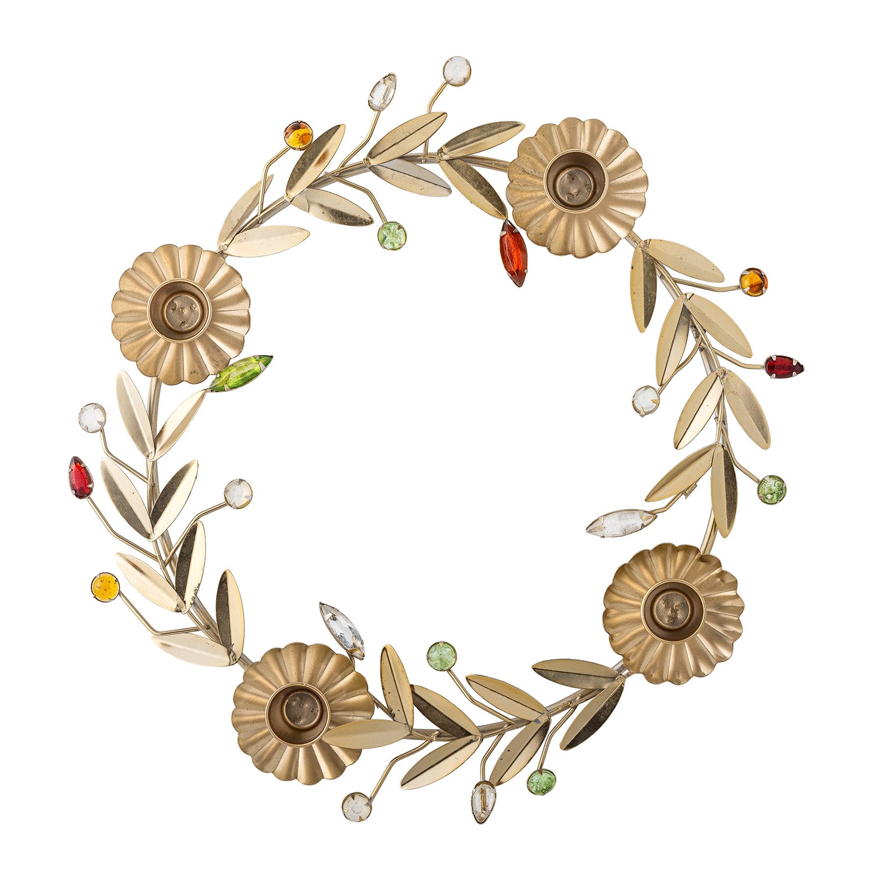 Shankar Adventskerzenständer, Gold, Metall in Gold präsentiert im Onlineshop von KAQTU Design AG. Kerzenständer ist von Bloomingville