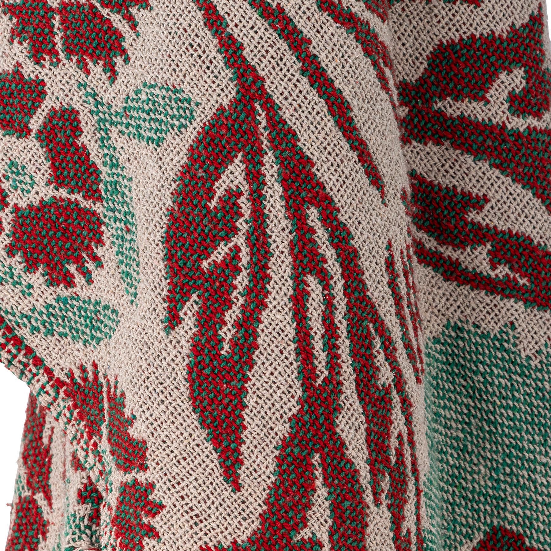Jangal Decke, Bunt, Recycelte Baumwolle in Multi präsentiert im Onlineshop von KAQTU Design AG. Bettüberwurf ist von Bloomingville