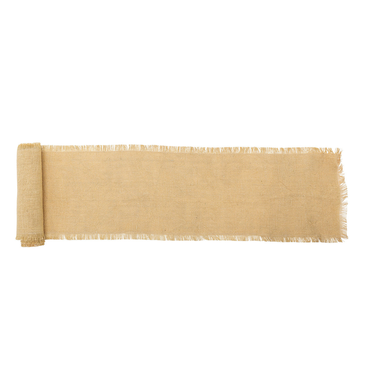 Janavi Tischläufer, Gelb, Jute in Yellow präsentiert im Onlineshop von KAQTU Design AG. Pfannenuntersatz ist von Bloomingville