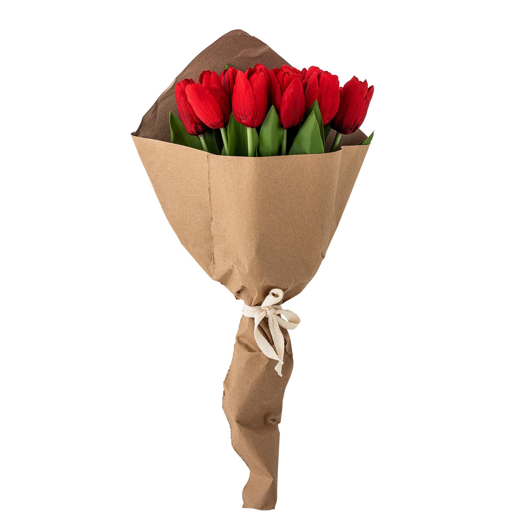 Tulip Blumenstrauß, Rot, Künstliche Blumen in Red präsentiert im Onlineshop von KAQTU Design AG. Kunstpflanze ist von Bloomingville