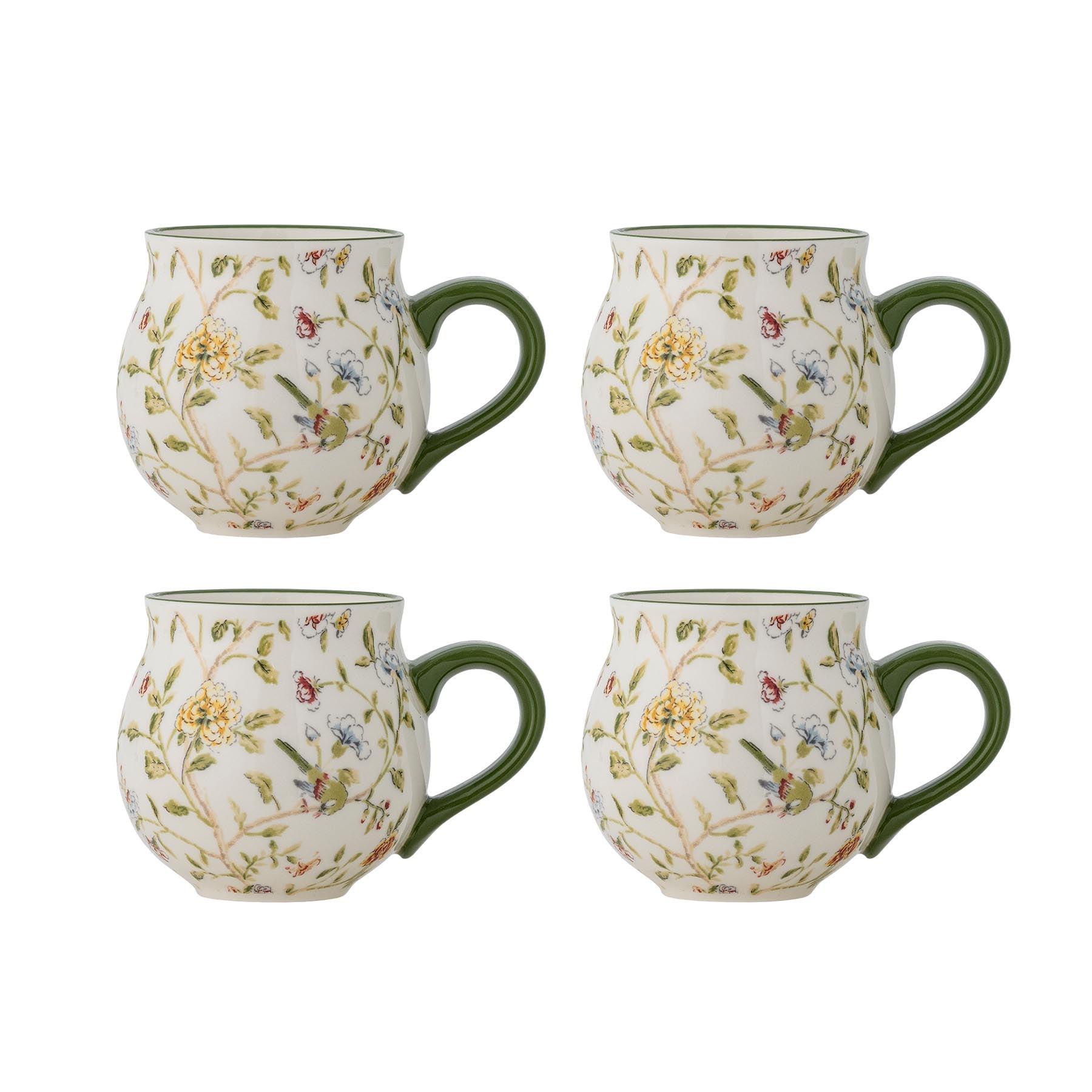Bloomie Tasse, Bunt, Steingut in Multi präsentiert im Onlineshop von KAQTU Design AG. Tasse ist von Creative Collection
