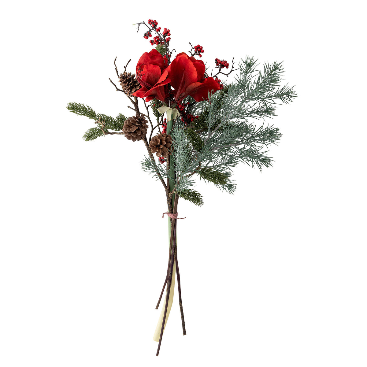 Rubia Blumenstrauss, Rot, Künstliche Blumen in Red präsentiert im Onlineshop von KAQTU Design AG. Kunstblume ist von Bloomingville