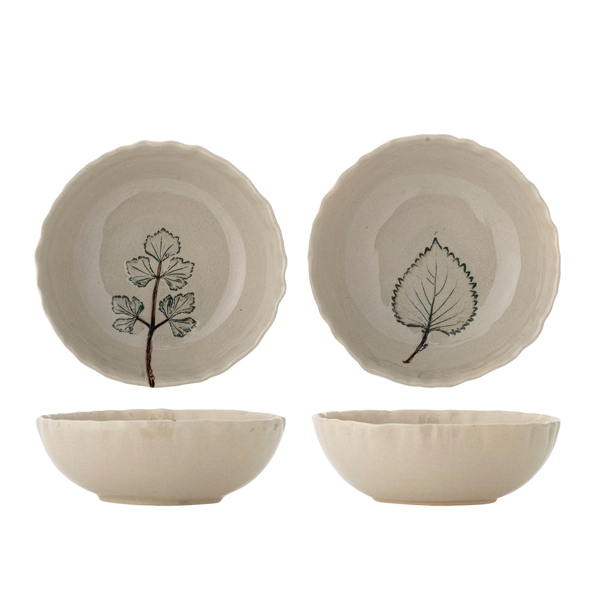 Aubrin Schale, Natur, Steingut in Nature präsentiert im Onlineshop von KAQTU Design AG. Schale ist von Creative Collection