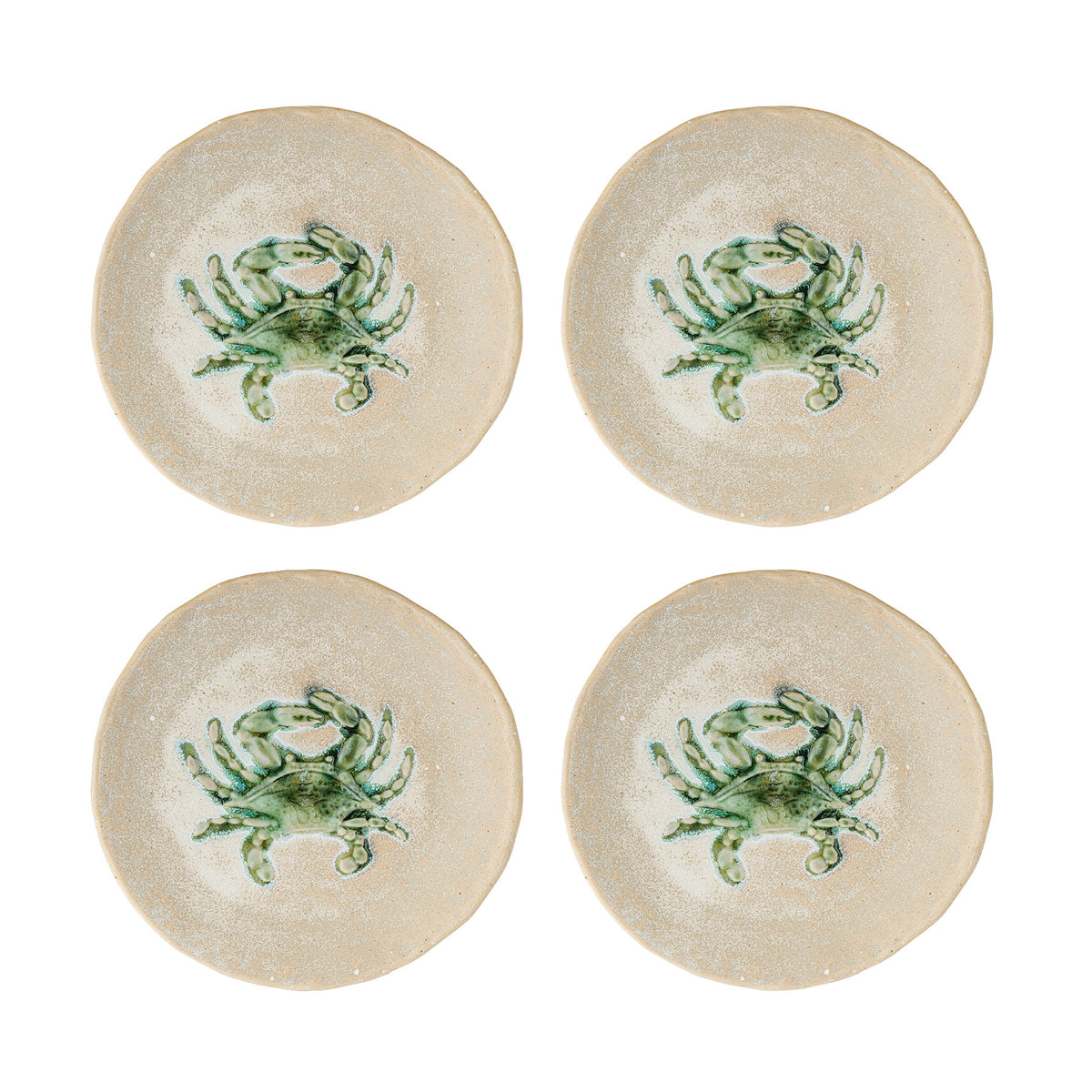Hadden Teller, Grün, Steingut in Green präsentiert im Onlineshop von KAQTU Design AG. Teller ist von Creative Collection