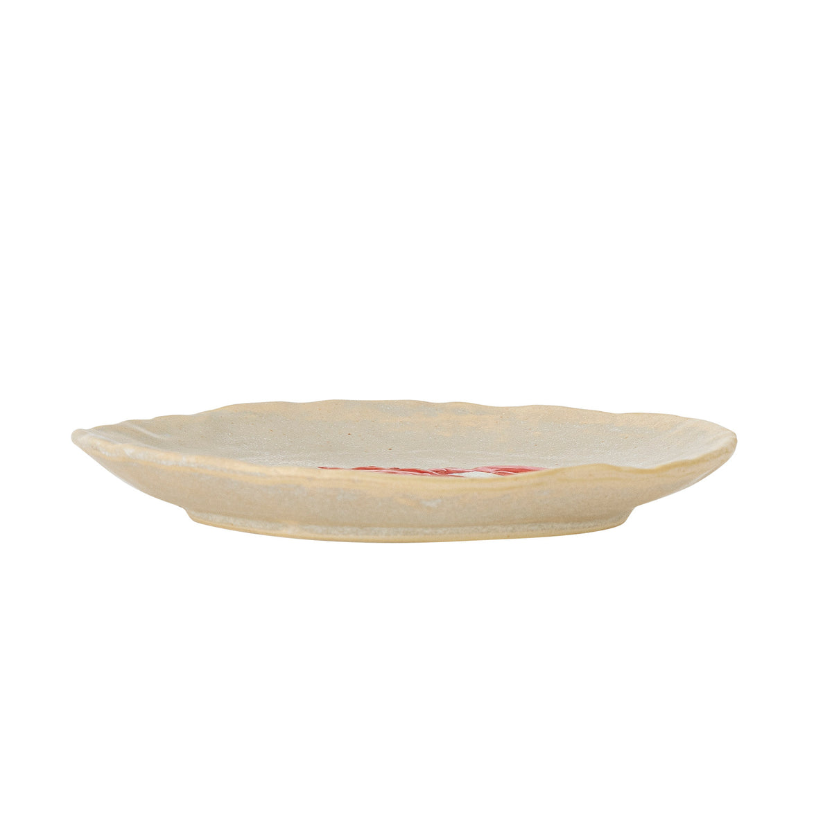 Hadden Teller, Rot, Steingut in Red präsentiert im Onlineshop von KAQTU Design AG. Teller ist von Creative Collection