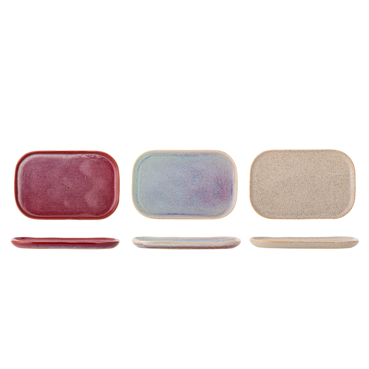 Addison Teller, Rose, Steingut in Rose präsentiert im Onlineshop von KAQTU Design AG. Teller ist von Bloomingville