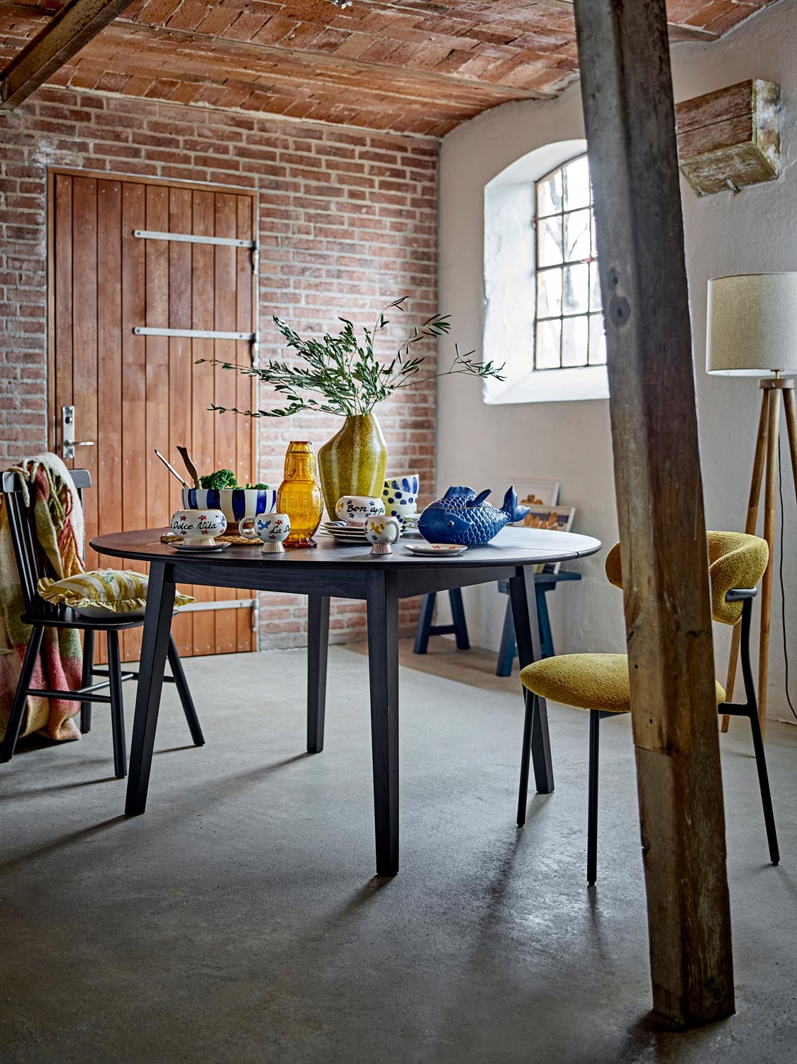 Hiro Gefäß mit Deckel und Löffel, Blau, Steingut in Blue präsentiert im Onlineshop von KAQTU Design AG. Kanne ist von Creative Collection