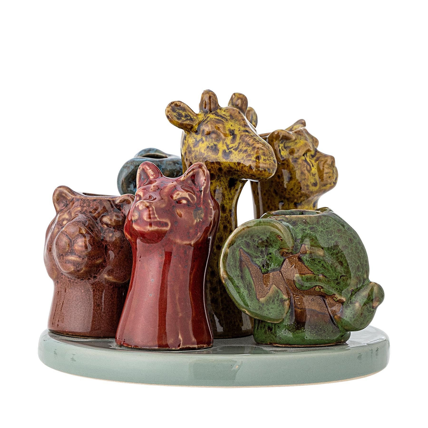 Piero Vase, Bunt, Steingut in Multi präsentiert im Onlineshop von KAQTU Design AG. Vase ist von Creative Collection