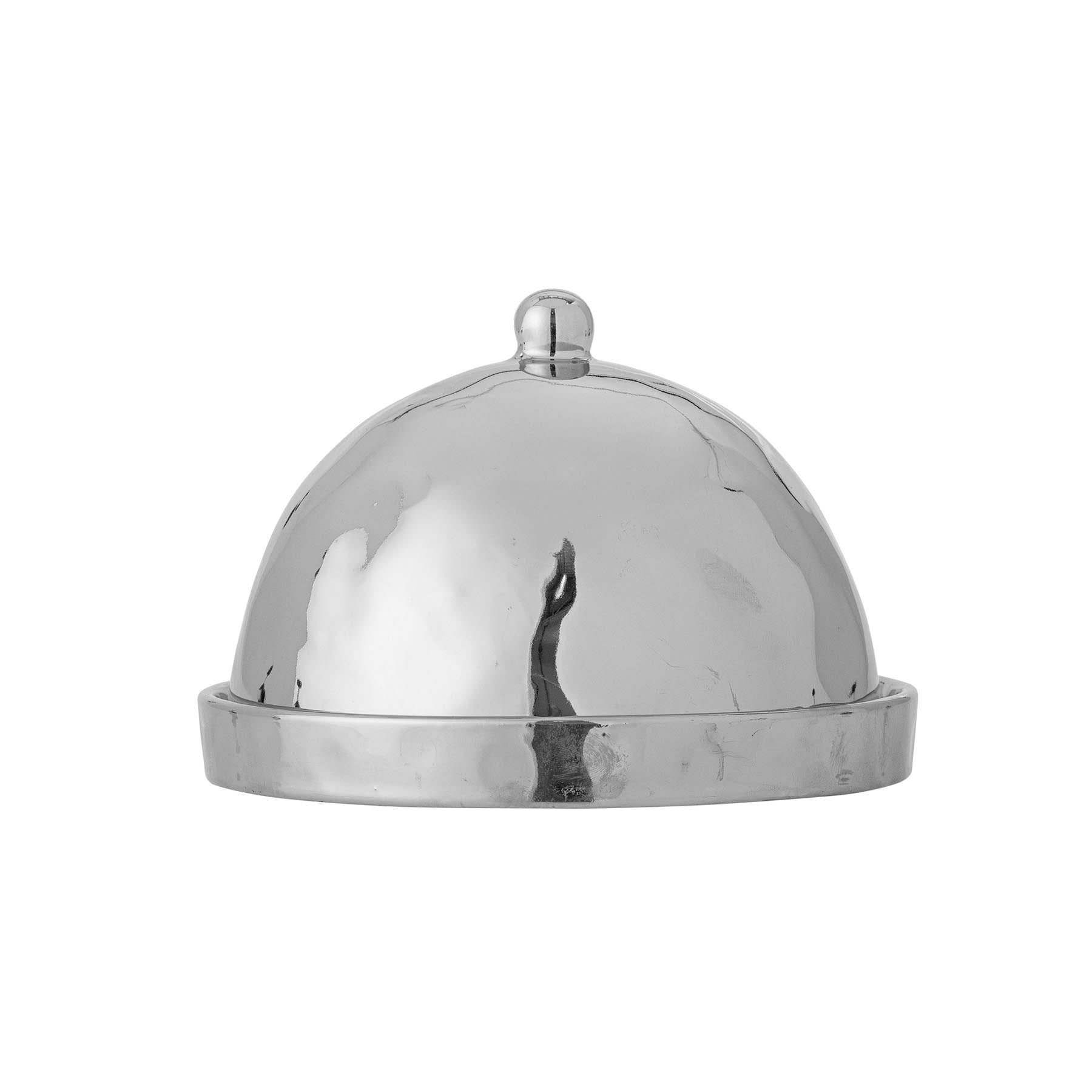 Shine Butterdose, Silber, Steingut in Silver präsentiert im Onlineshop von KAQTU Design AG. Käsezubehör ist von Bloomingville