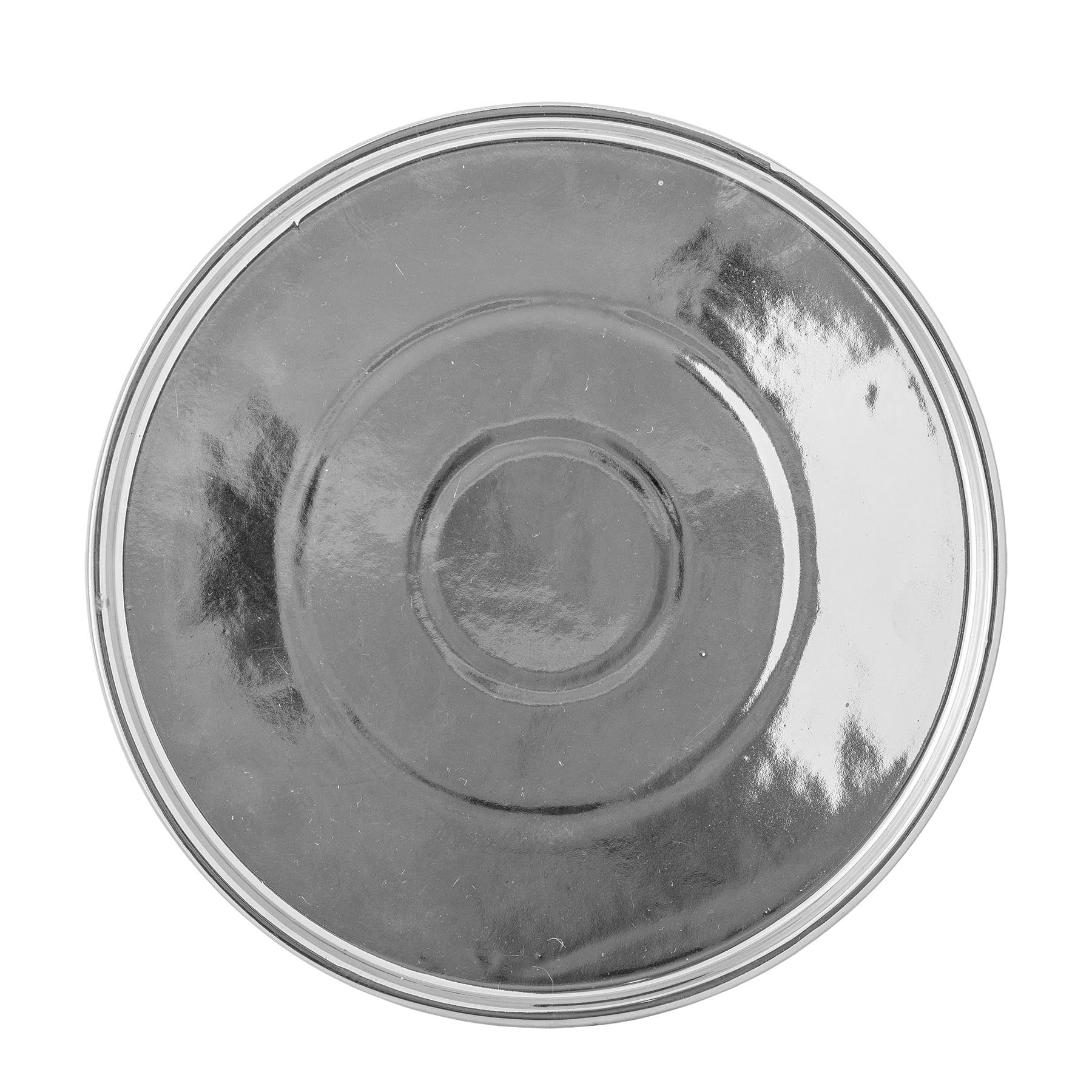 Shine Kuchenteller, Silber, Steingut in Silver präsentiert im Onlineshop von KAQTU Design AG. Tablett ist von Bloomingville