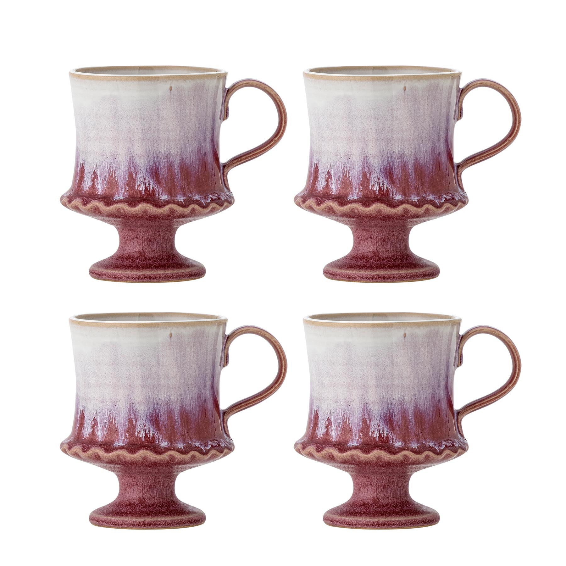 Odile Becher, Rose, Steingut in Rose präsentiert im Onlineshop von KAQTU Design AG. Tasse ist von Creative Collection