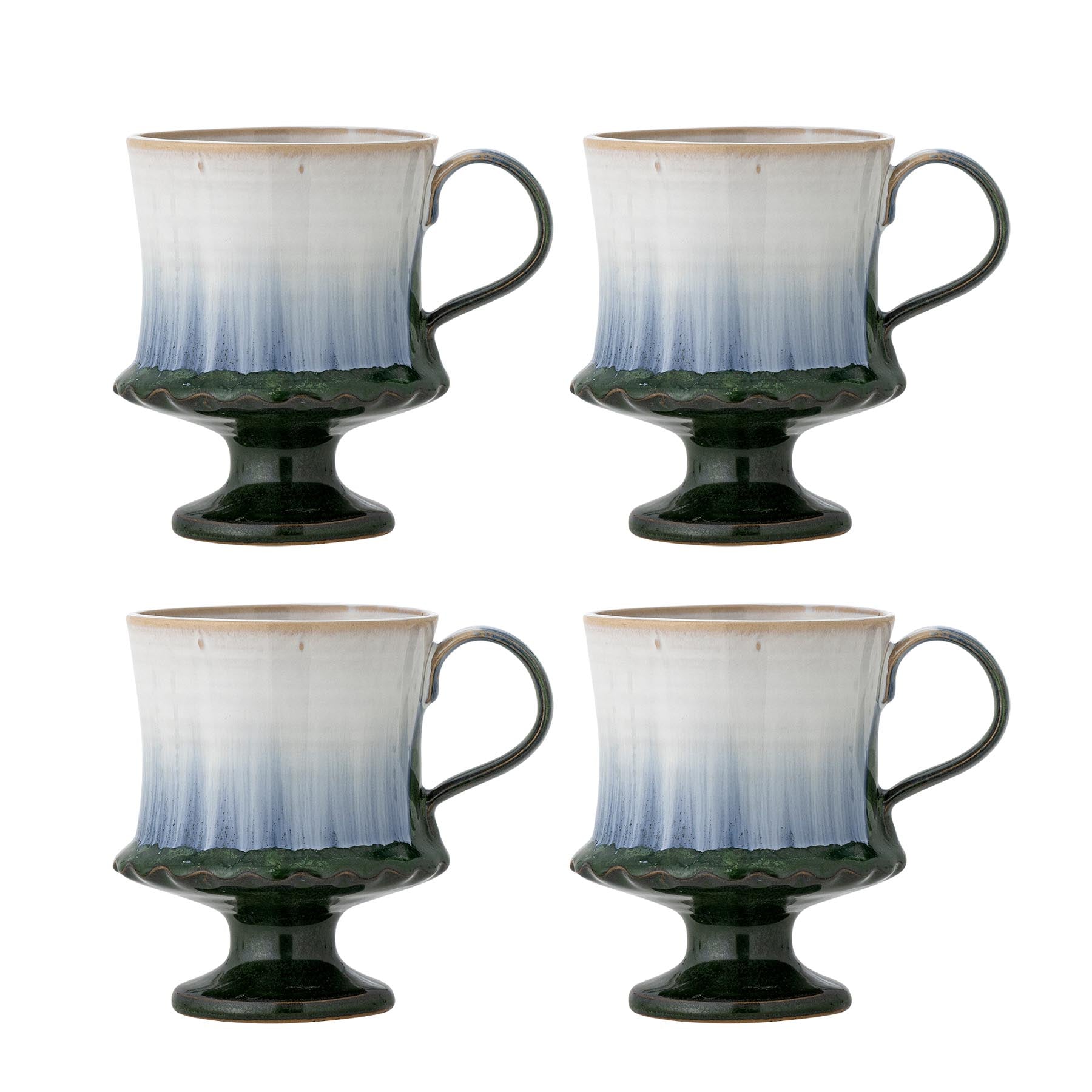 Odile Becher, Blau, Steingut in Blue präsentiert im Onlineshop von KAQTU Design AG. Tasse ist von Creative Collection