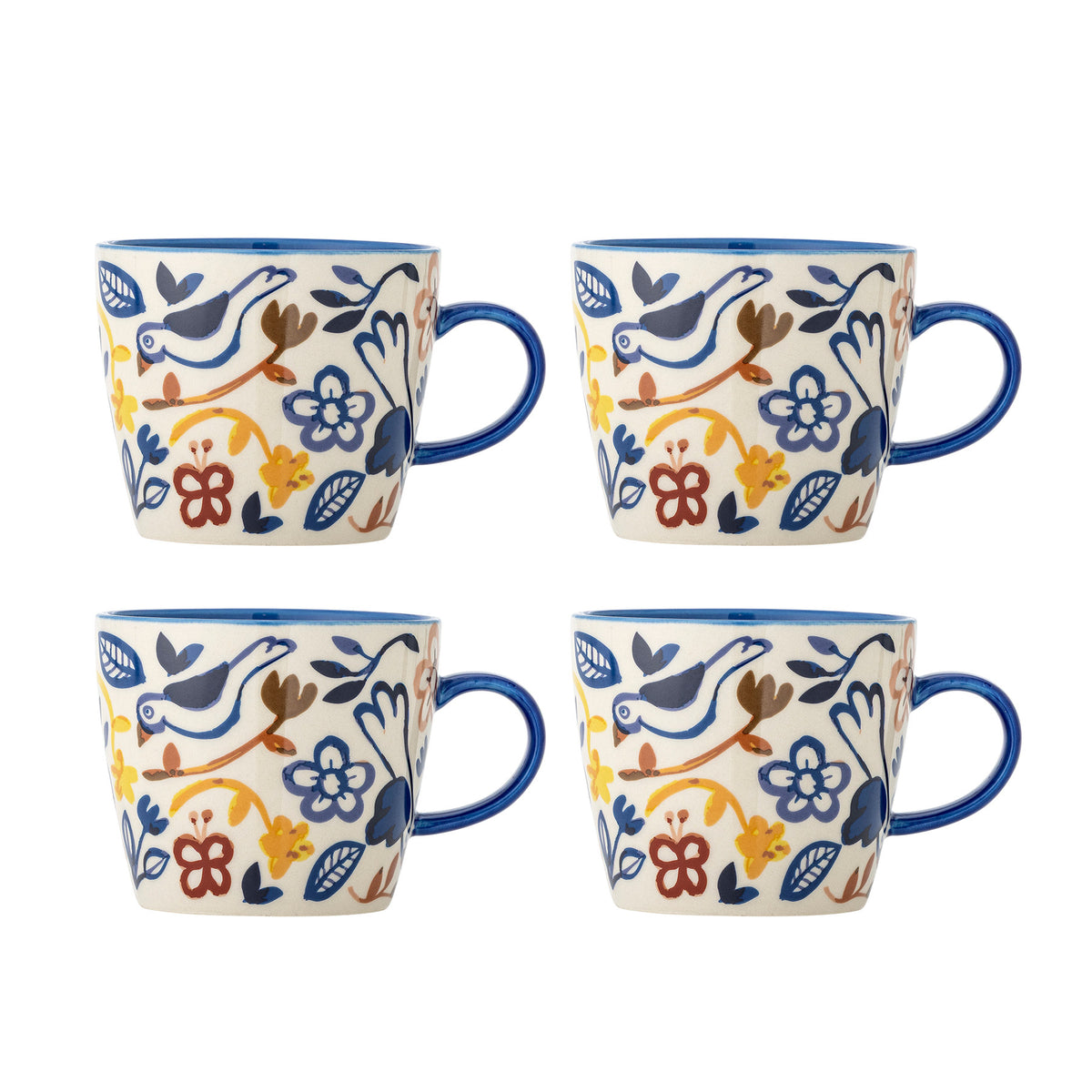 Figuria Becher, Bunt, Steingut in Multi präsentiert im Onlineshop von KAQTU Design AG. Tasse ist von Bloomingville
