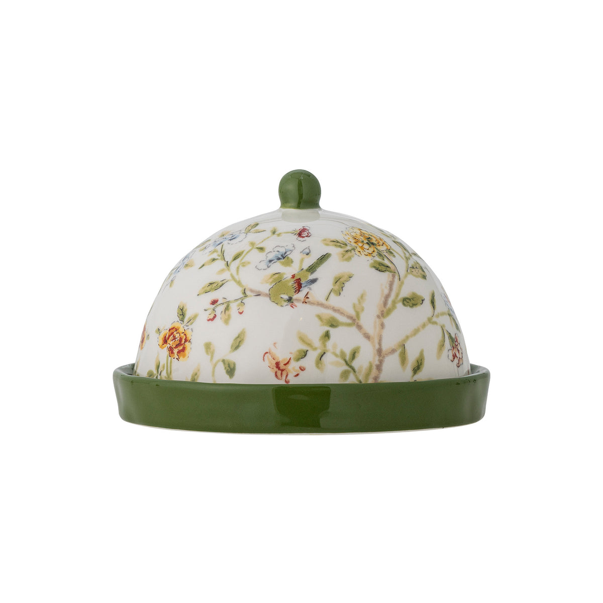 Bloomie Butterdose, Bunt, Steingut in Multi präsentiert im Onlineshop von KAQTU Design AG. Butterdosen ist von Creative Collection