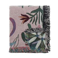 Couverture Yash, multicolore, en coton recyclé