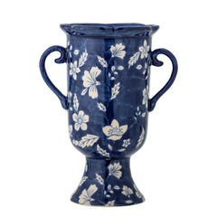 Amara vase, blue, earthenware