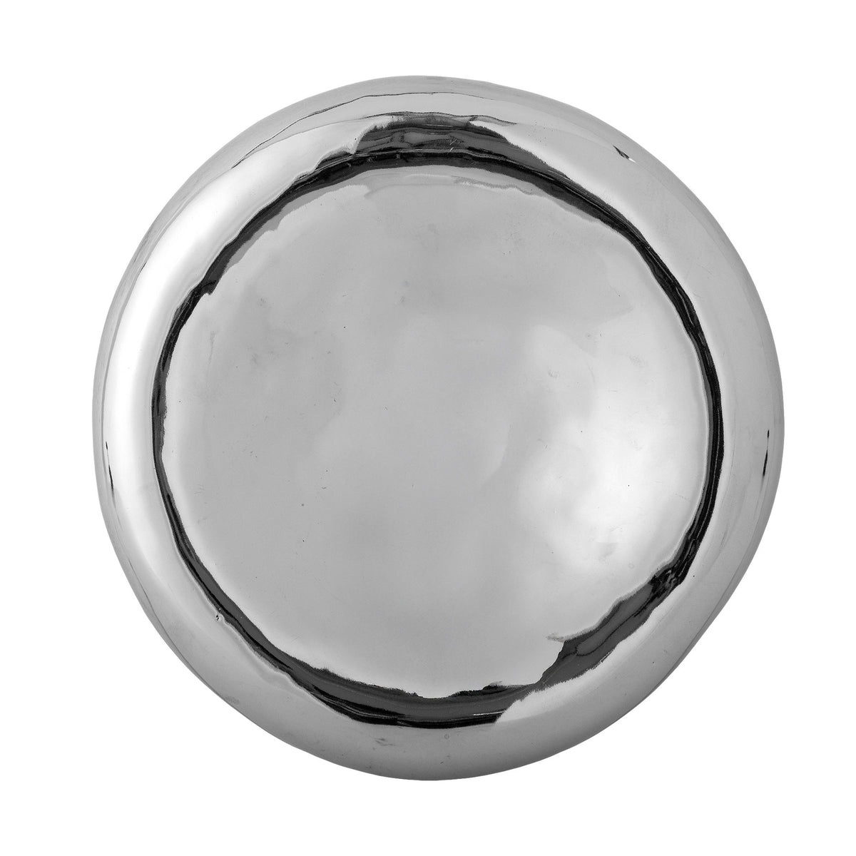 Shine Schale, Silber, Steingut in Silver präsentiert im Onlineshop von KAQTU Design AG. Schale ist von Bloomingville