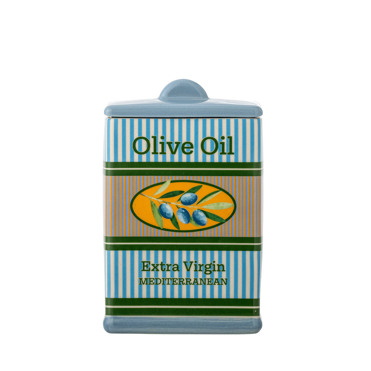 Stefano Gefäss mit Deckel, Bunt, Steingut in Multi präsentiert im Onlineshop von KAQTU Design AG. Kanne ist von Creative Collection