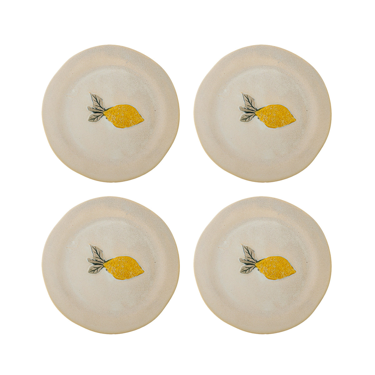 Hadden Teller, Gelb, Steingut in Yellow präsentiert im Onlineshop von KAQTU Design AG. Teller ist von Creative Collection