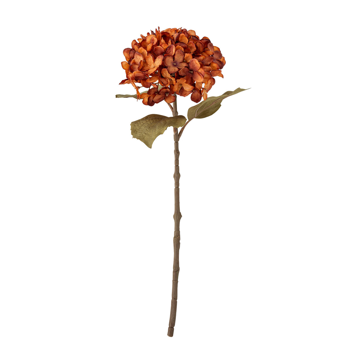 Hydrangea Stiel, Orange, Künstliche Blumen in Orange präsentiert im Onlineshop von KAQTU Design AG. Kunstblume ist von Bloomingville