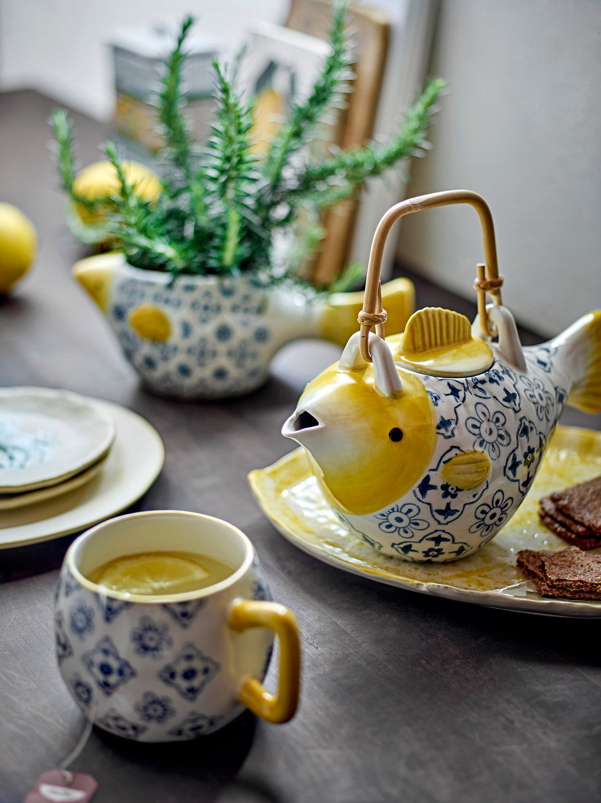Wrenna Tasse, Bunt, Steingut in Multi präsentiert im Onlineshop von KAQTU Design AG. Tasse ist von Creative Collection